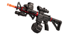 [Mate P4] Full Sets M4A1 Black & Red Full Auto & Manual Gel Blaster