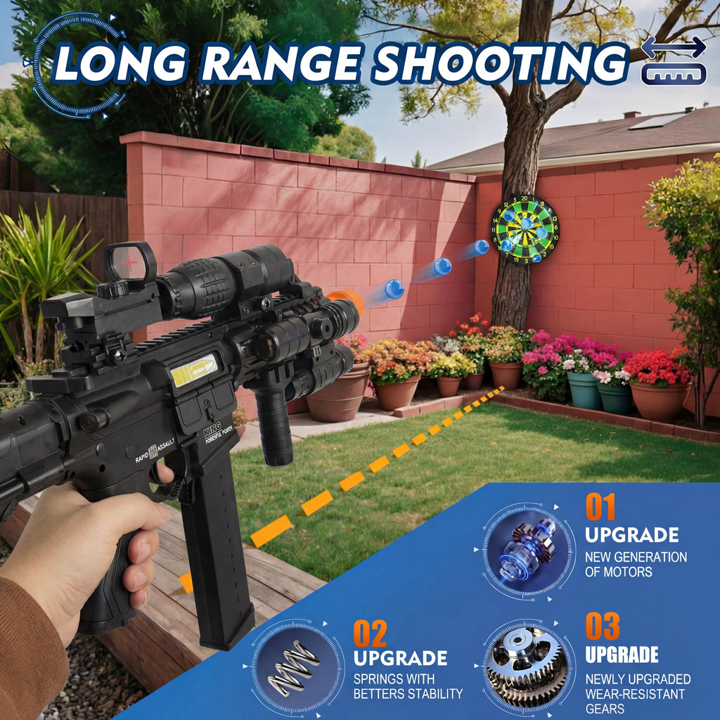 [Mate P1] Full Sets MP9 Black Full Auto & Manual Gel Blaster