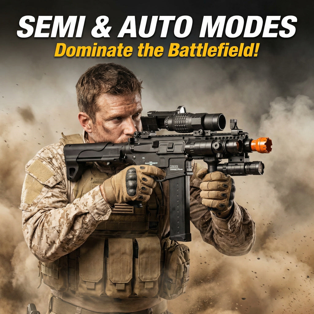[Mate P1] Full Sets MP9 Black Full Auto & Manual Gel Blaster