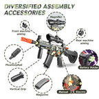 [Foam F3]M416 Full Auto & Manual Foam Blaster Gun, with Scope 60 Darts & 2 Magazines