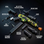 [Mate P2] Full Sets MP9 Camo Full Auto & Manual Gel Blaster